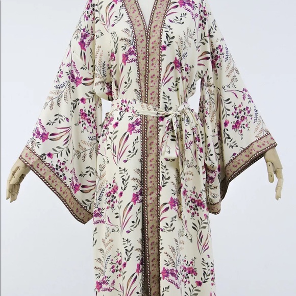 NEW cotton Kimono Style wrap - Picture 2 of 5